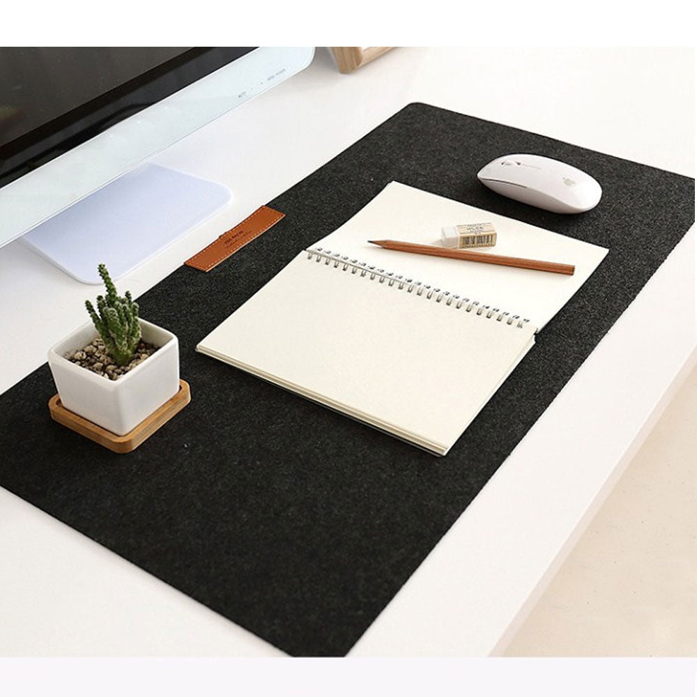 1Pcs Home/Office Premium Extended Size Felt Computer/Laptop Mouse pad Desktop Mat Table Organizer Game Mouse Pad Non-Slip - US85.COM