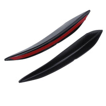 Load image into Gallery viewer, YG0059  6Pcs/Set Universal PP Car Front Bumper Lip Spoiler Fins Canards Trim Kit with Adhesive Tape - US85.COM