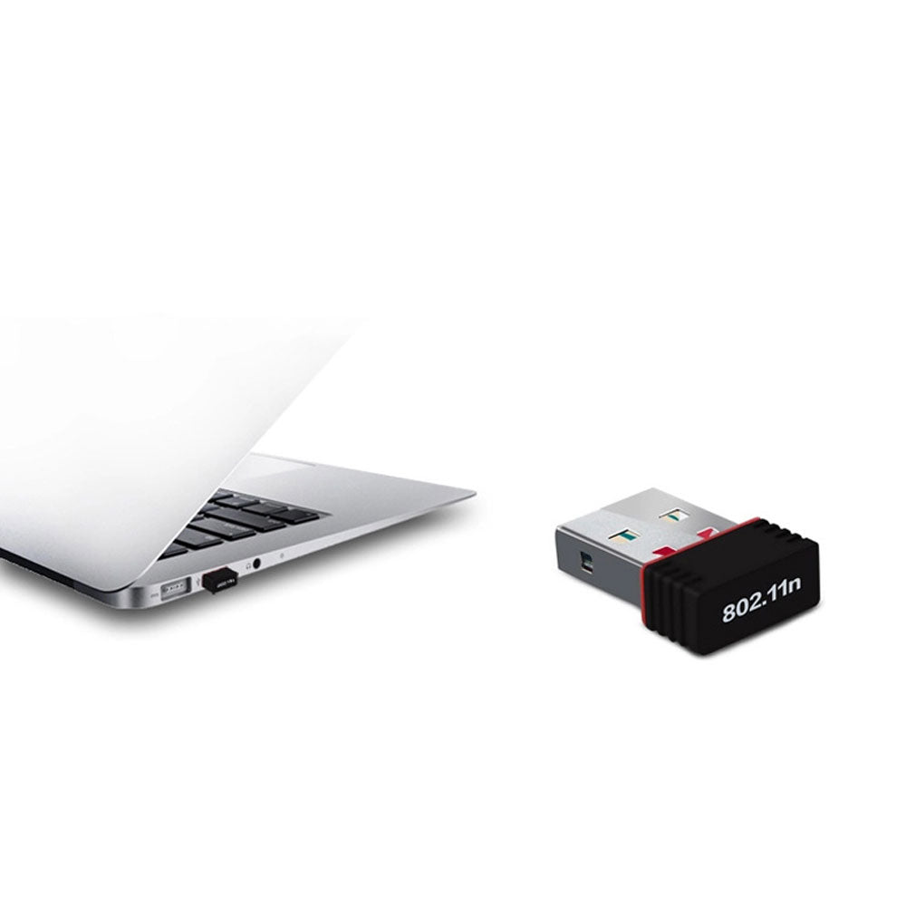1Pcs Wireless WiFi Adapter USB WiFi Network Adapter 150Mbps Transmitter Receiver for Desktop/Laptop/Phone/Pad, Supports Windows 7/XP/Vista/MAC/OS etc. - US85.COM