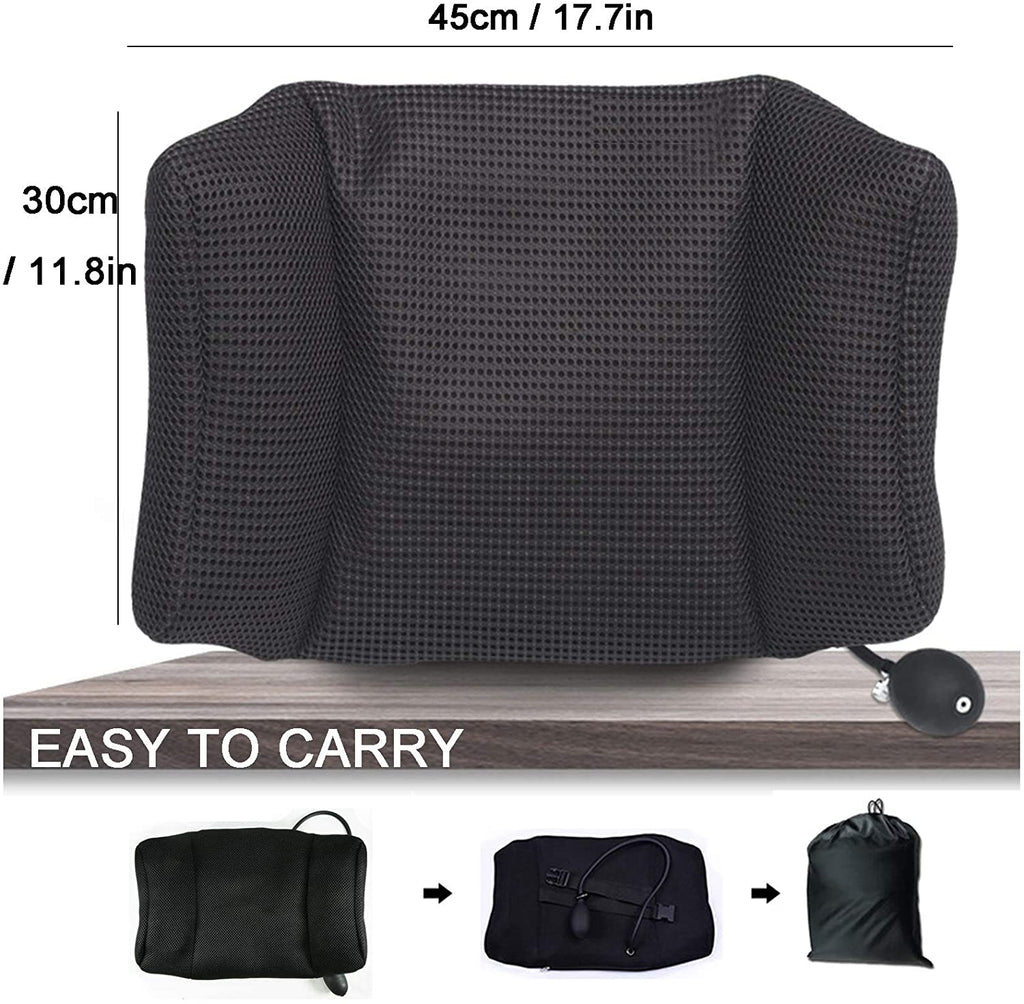 A0662-Tcare Portable Inflatable Lumbar Support Cushion/Massage Pillows–