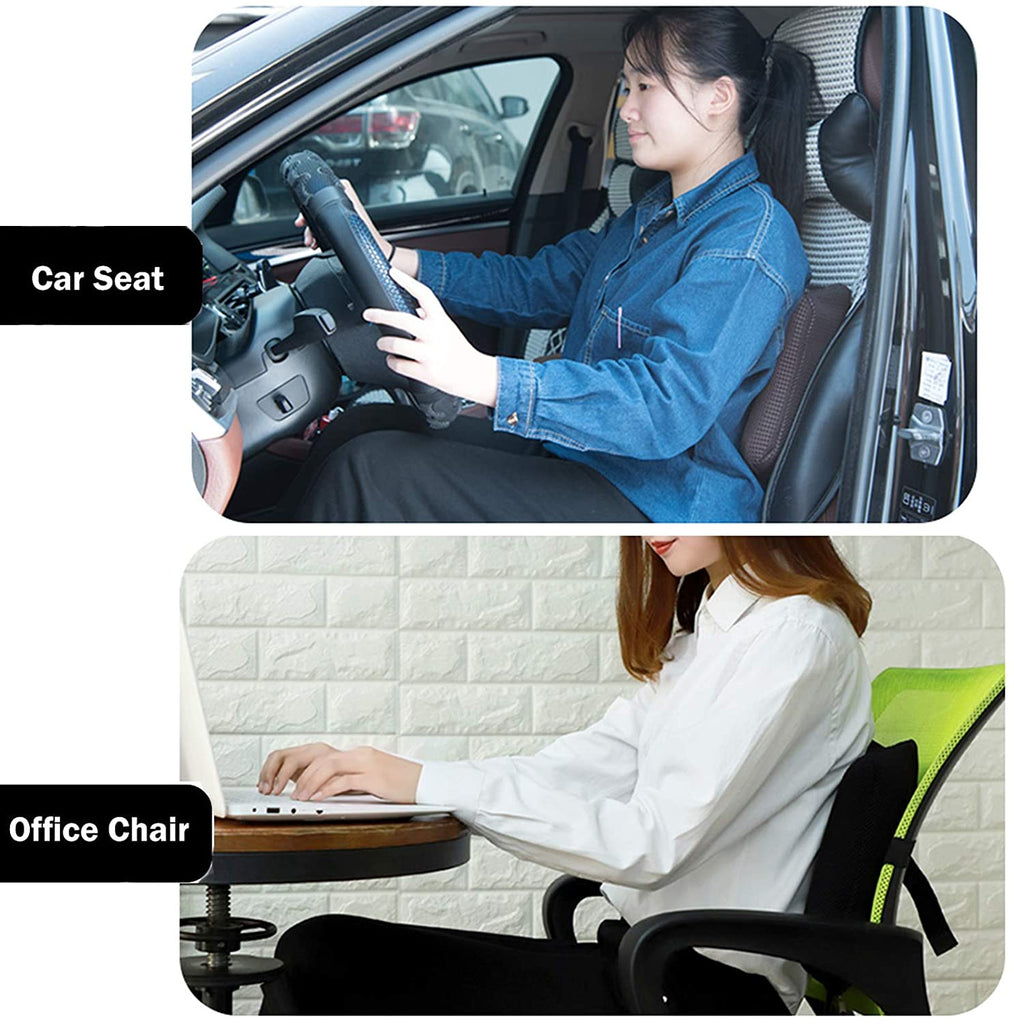 Inflatable Lumbar Support Pillow For Car Office, Lumbar Pillow