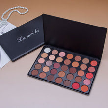 Load image into Gallery viewer, Cosmetic Matte Eyeshadow Makeup Palette Shimmer Set 35 Colors diamond bright eye shadow tray - US85.COM