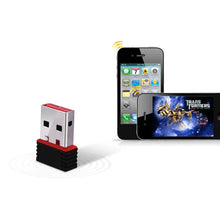 Load image into Gallery viewer, 1Pcs Wireless WiFi Adapter USB WiFi Network Adapter 150Mbps Transmitter Receiver for Desktop/Laptop/Phone/Pad, Supports Windows 7/XP/Vista/MAC/OS etc. - US85.COM