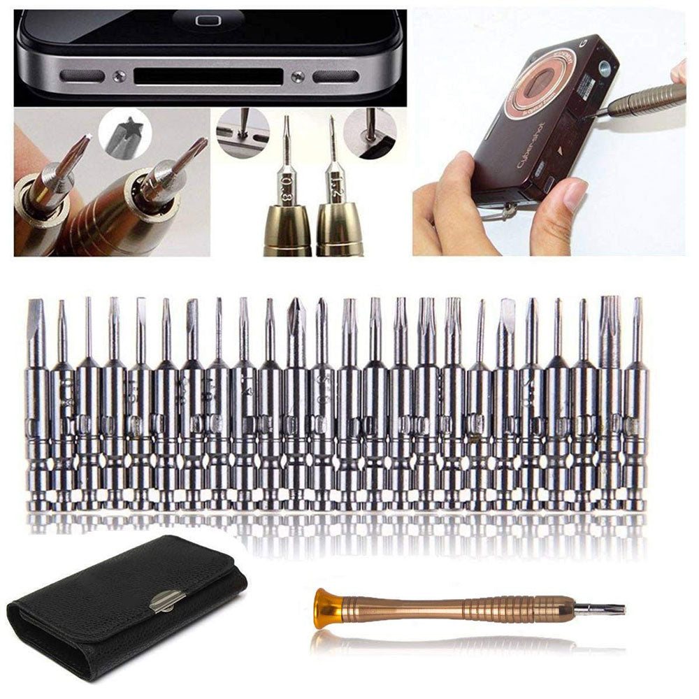 YG0090 25 in 1 Screwdriver Set Mini Precision Screwdriver Tool Set Replacement for PC Glasses Mobile Phone Laptop Watch - US85.COM