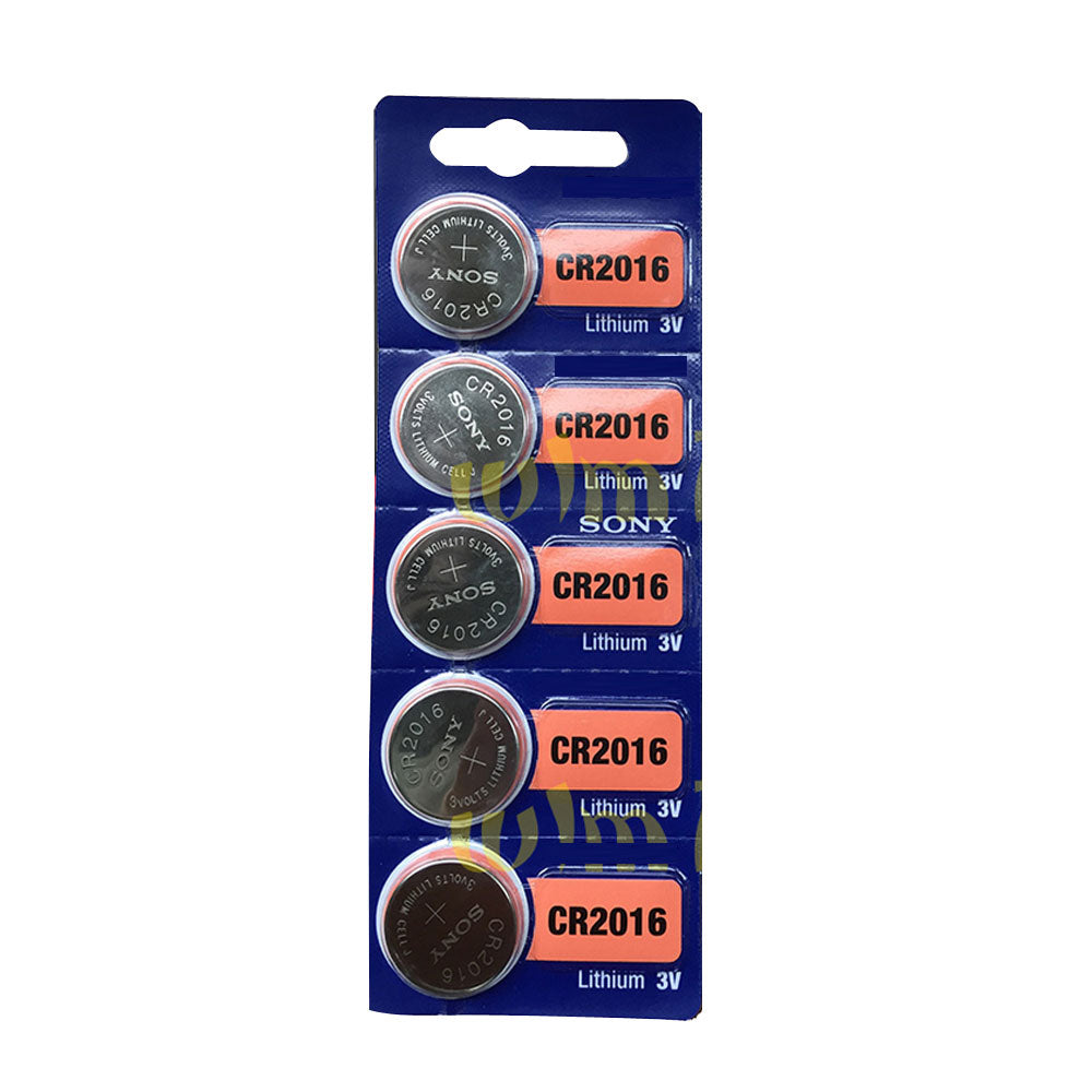 5pcs CR2016 Button Battery 3V Lithium Coin Cells