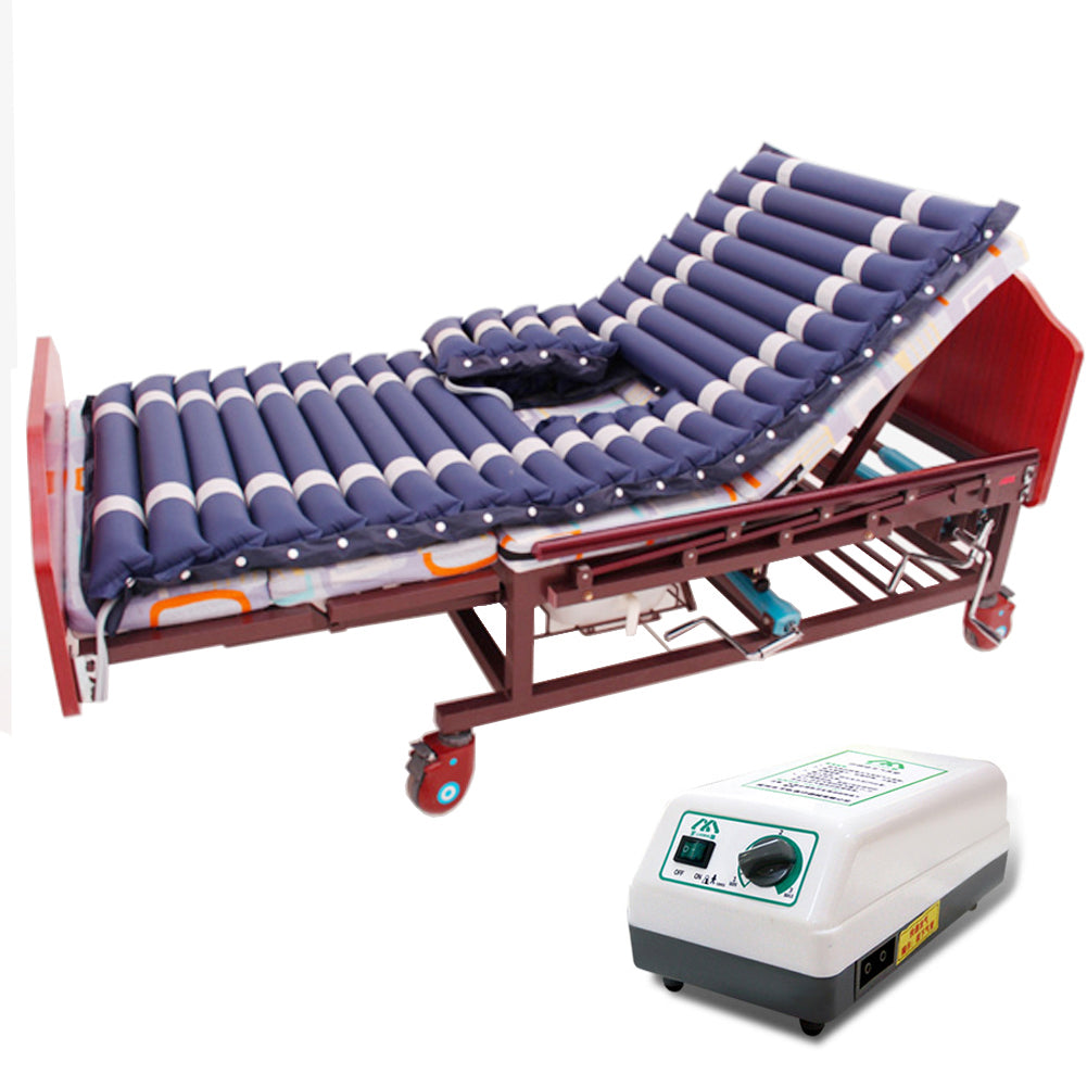 Tcare Alternating Pressure Mattress- Inflatable Bed Pad for Pressure Ulcer and Pressure Sore Treatment - Fits Standard Hospital Beds - Includes Electric Air Pump & Mattress Pad - US85.COM
