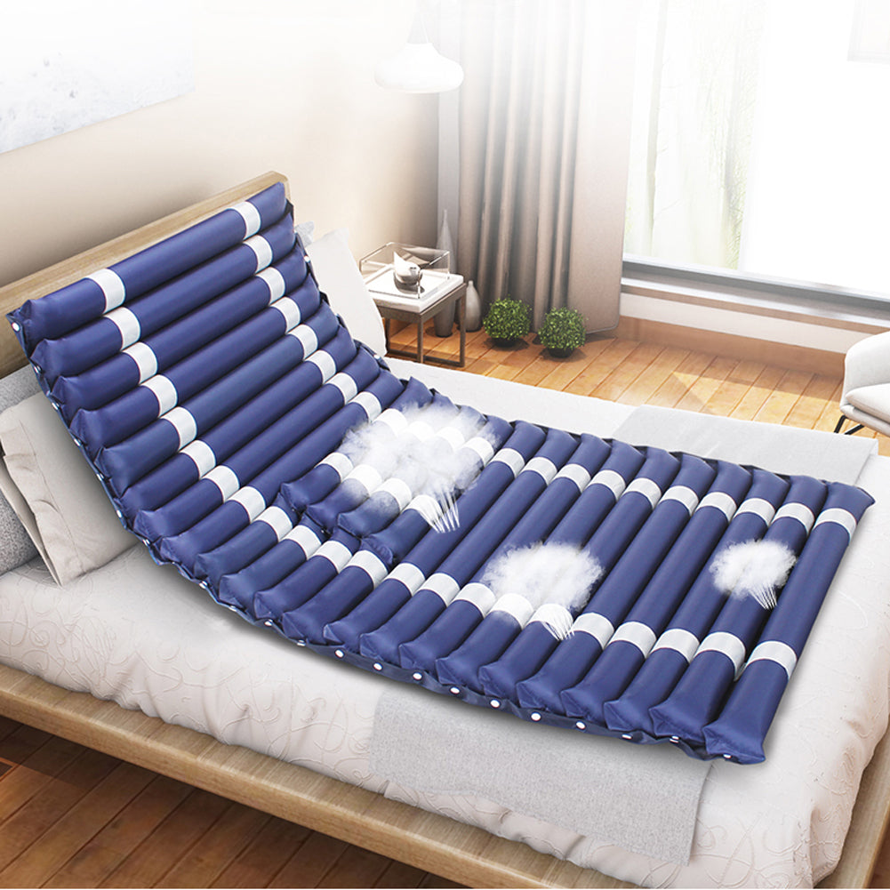 Tcare Alternating Pressure Mattress- Inflatable Bed Pad for Pressure Ulcer and Pressure Sore Treatment - Fits Standard Hospital Beds - Includes Electric Air Pump & Mattress Pad - US85.COM