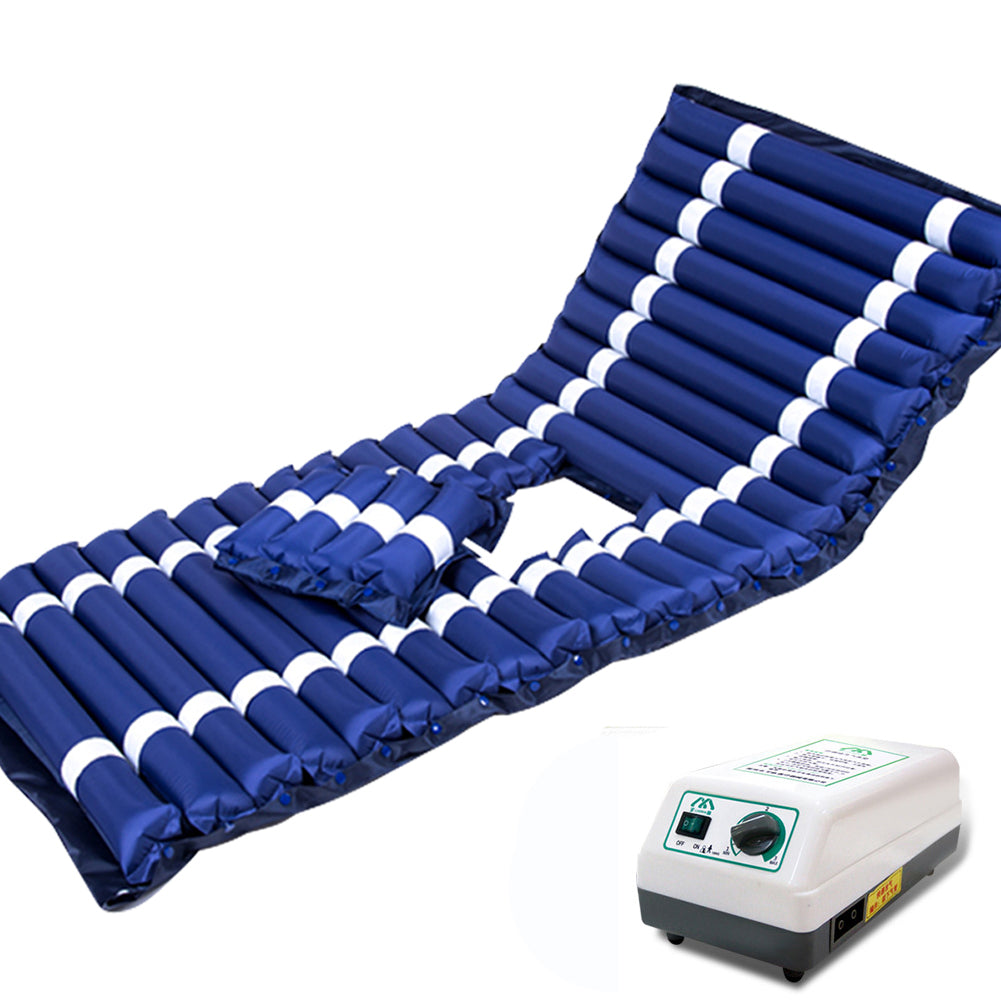 Tcare Alternating Pressure Mattress- Inflatable Bed Pad for Pressure Ulcer and Pressure Sore Treatment - Fits Standard Hospital Beds - Includes Electric Air Pump & Mattress Pad - US85.COM