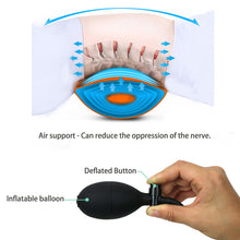 Load image into Gallery viewer, A0636 Tcare Multifunctional Portable Air Inflatable Pillow for Lower Back Pain,Orthopedic Lumbar Support Cushion,Travel,Waist,Knee,Hip,Sciatica and Joint Pain Relief,Orthopedic Side Sleeper