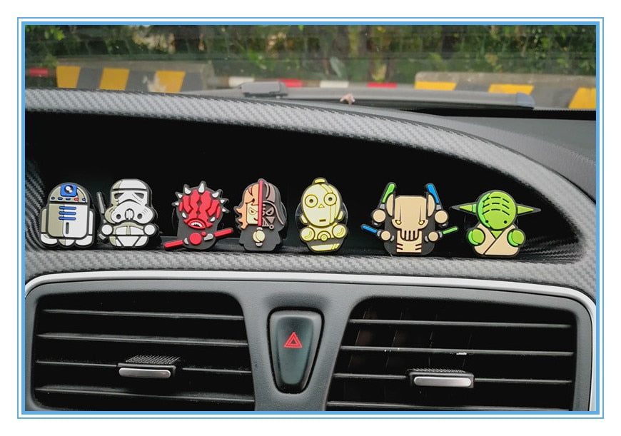 Cute Cartoon Car Air Freshener Perfume Clips Air outlet Air vent decorate Toys Accessories Auto Interior