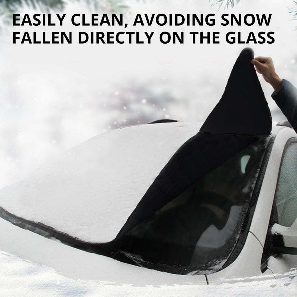 Universal Car Front Windshield Cover for Auto Sunshade or Snow Ice Protection Cover Winter Summer (150x70 / 190 x 120cm)  Windshield Shield