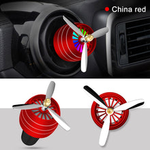 Load image into Gallery viewer, Mini LED Atmosphere Light Fan for Alloy Auto Vent Outlet Perfume Clip Car Smell Air Freshener Conditioning  Fresh Aromatherapy Fragrance
