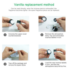 Load image into Gallery viewer, Mini LED Atmosphere Light Fan for Alloy Auto Vent Outlet Perfume Clip Car Smell Air Freshener Conditioning  Fresh Aromatherapy Fragrance