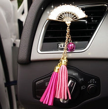 Load image into Gallery viewer, Fashion Diamond Pearl Bow Flower Car Styling Air Freshener Perfume For Car Air Condition Vent Smell Accessories Decoration