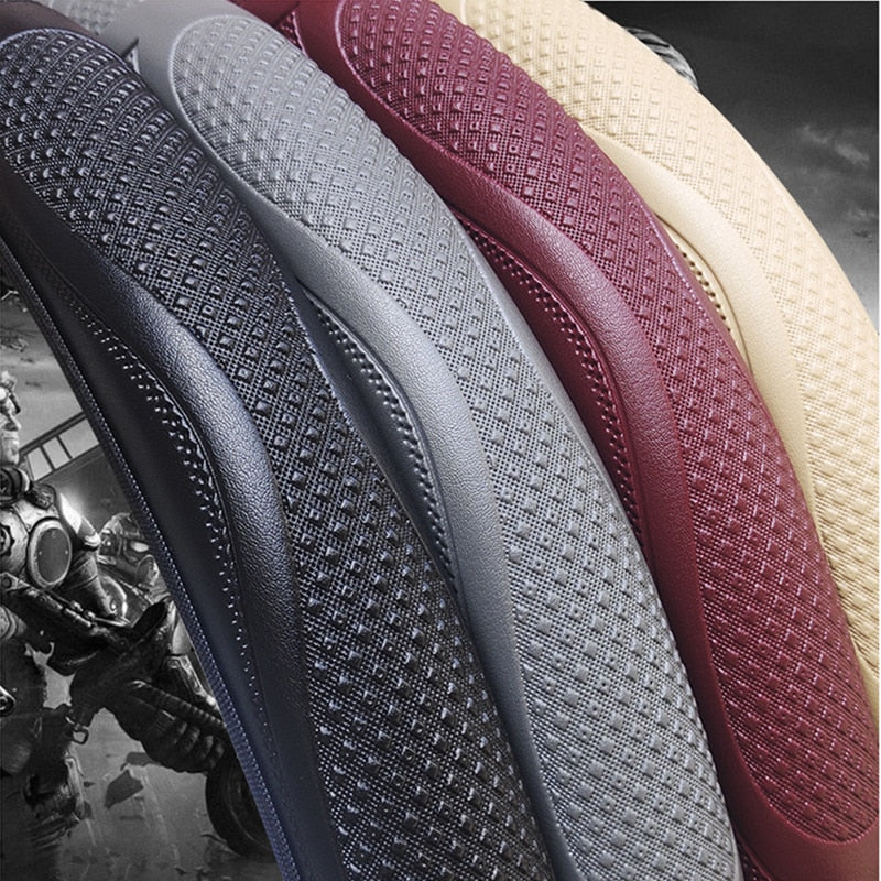 Anti-slip Faux Leather Car Steering Wheel Cover for Car Accessories Car Decoration
