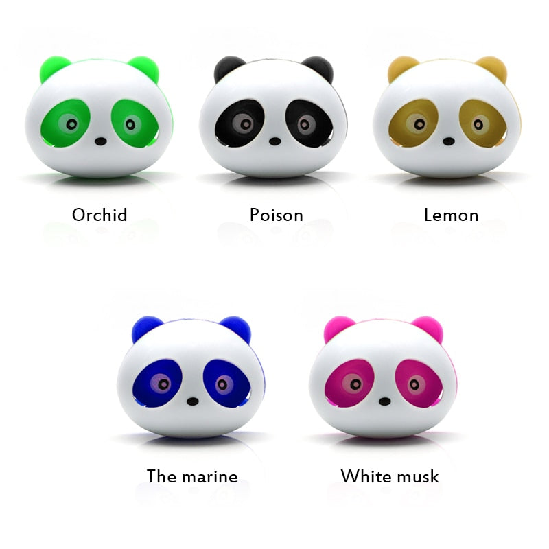 Cute Cartoon 3D Panda Car Air Freshener Auto Perfume Clip for Interior Decoration Car Accessories