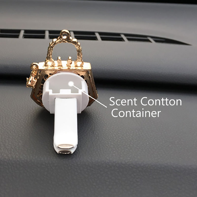 Car Air Freshener Auto Outlet Perfume Clip Bling Crystal Diamond Purse or High-heeled Shoes Style for Women Girls