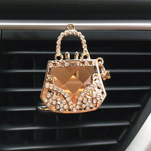 Load image into Gallery viewer, Car Air Freshener Auto Outlet Perfume Clip Bling Crystal Diamond Purse or High-heeled Shoes Style for Women Girls