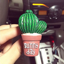 3D Simulation Plant Decoration Auto Air Freshener Outlet Decoration Perfume Clip Car Fragrance Ornament