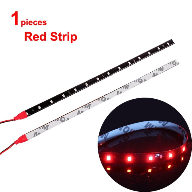 1x Car LED Strip DIY Bulb Atmosphere Decorative lamp Auto inerior Running Light