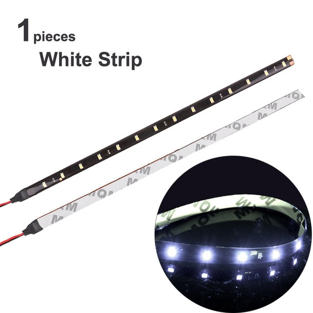 1x Car LED Strip DIY Bulb Atmosphere Decorative lamp Auto inerior Running Light