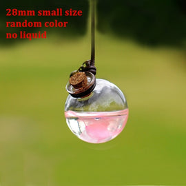 Fashion Decoration Car Rearview Mirror Hanging Perfume Pendant Bottle Air Freshener w/ Flower Essential Oils Diffuser for Auto Ornaments