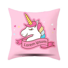 Load image into Gallery viewer, Unicorn Cushion Cover 45x45cm Unicorn Pillow Case