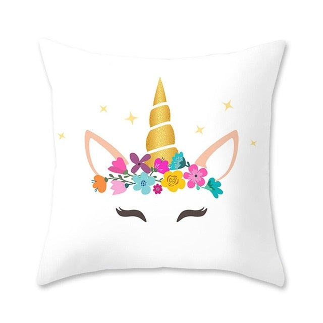 Unicorn Cushion Cover 45x45cm Unicorn Pillow Case