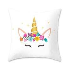 Load image into Gallery viewer, Unicorn Cushion Cover 45x45cm Unicorn Pillow Case