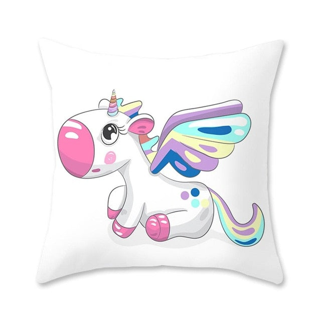 Unicorn Cushion Cover 45x45cm Unicorn Pillow Case