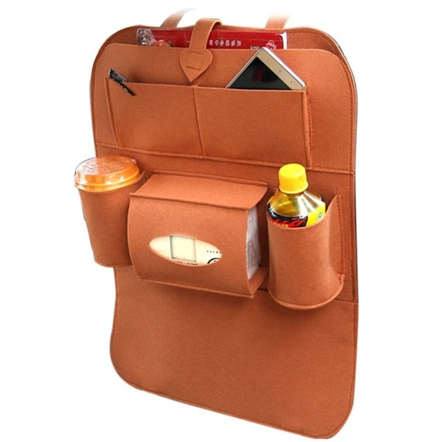 Fashion Auto Car Seat Back Multi-Pocket Storage Bag Organizer Holder Seat Back Covers Protection