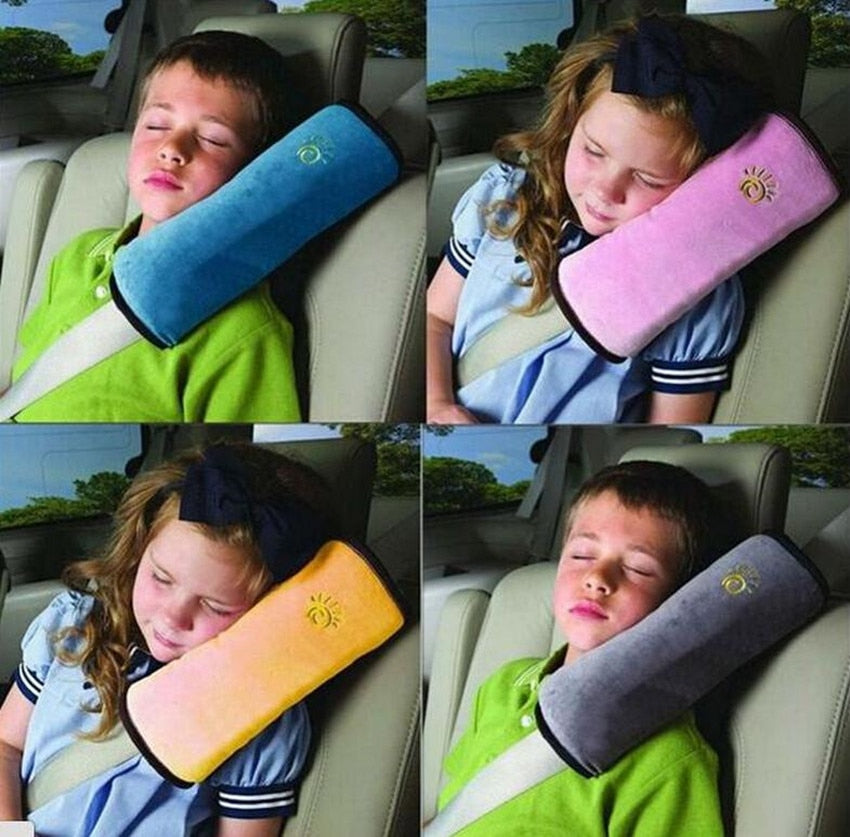 Universal Useful Comfortable Soft Car Seat Cover Shoulder Pillow for Children Kids Head Neck Rest Protection Cushion