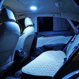 Car Interior LED Reading Light DRL Square Dome Vehicle Indoor Ceiling Lamp Roof Magnet Auto Day Light Trunk USB Charging