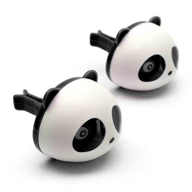 Cute Cartoon 3D Panda Car Air Freshener Auto Perfume Clip for Interior Decoration Car Accessories