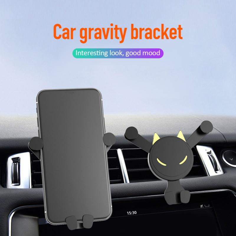 Universal Smartphone Gravity Holder Air Vent Mount Stand Clip In Auto Car Accessories