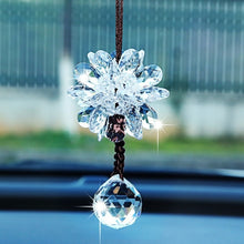 Load image into Gallery viewer, Universal Auto Beautiful Crystal Rearview Mirror Hanging Pendant Ornaments Car Decoration Accessories