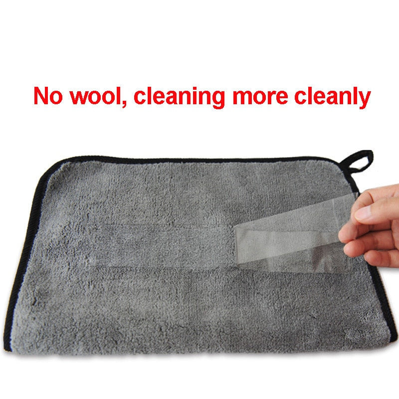 Microfiber Auto Wash Towel Car Cleaning Drying Cloth Detailing Car Care 30x30/40/60CM