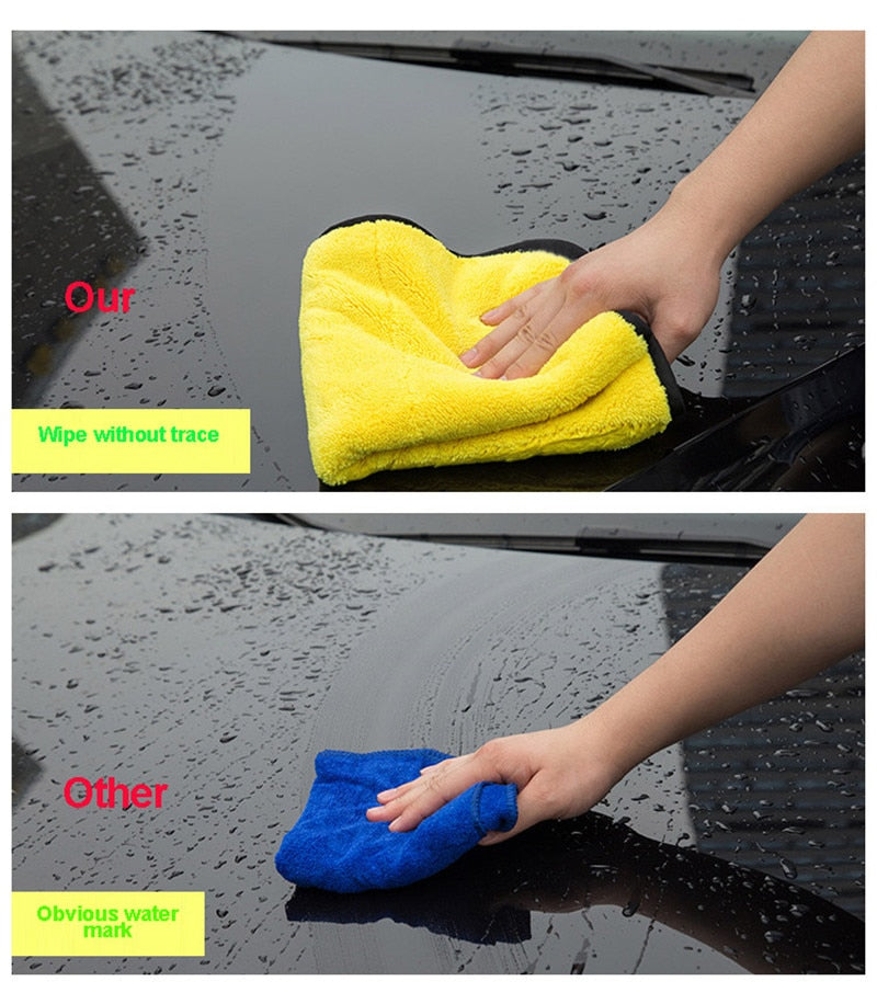 Microfiber Auto Wash Towel Car Cleaning Drying Cloth Detailing Car Care 30x30/40/60CM