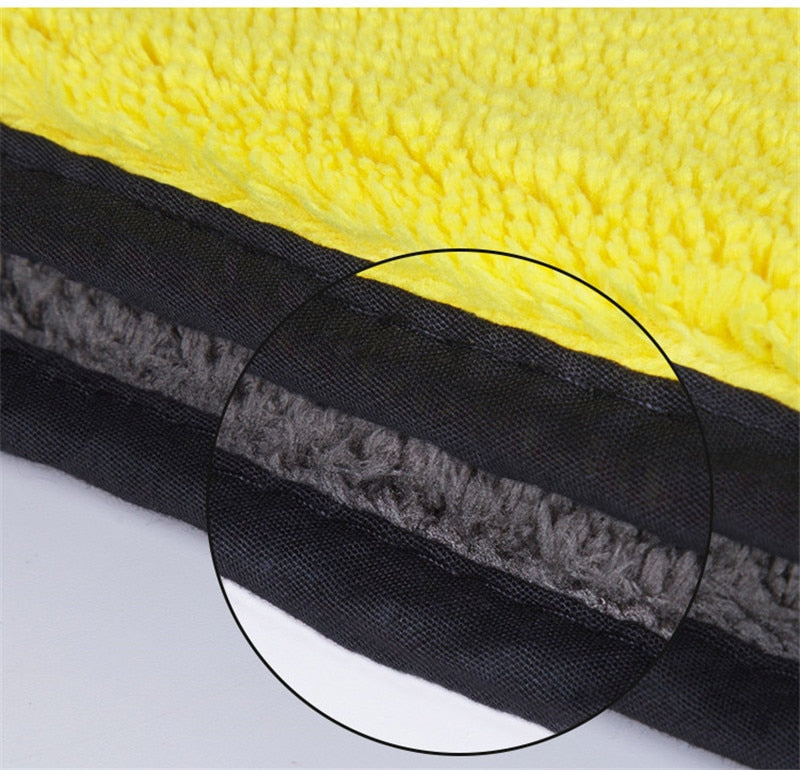 Microfiber Auto Wash Towel Car Cleaning Drying Cloth Detailing Car Care 30x30/40/60CM