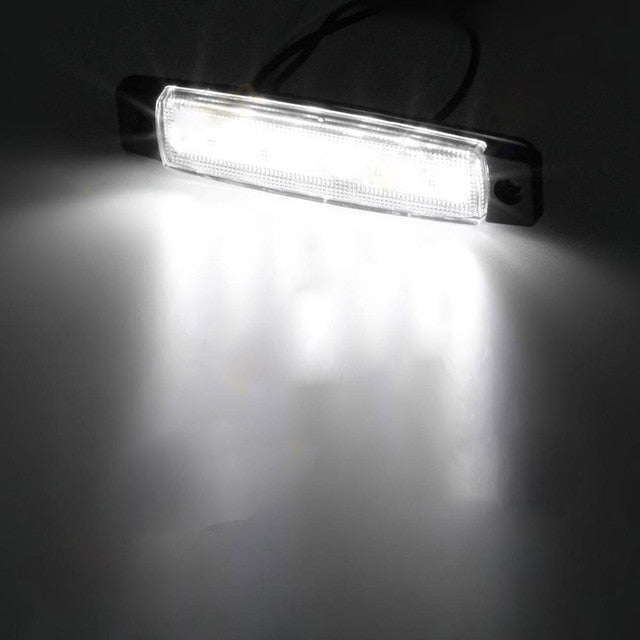 LED Lights Car External   12V/24V /6 SMD LED Auto Car Bus Truck Lorry Side Marker Indicator low Trailer Light Rear Side Lamp