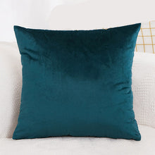 Load image into Gallery viewer, Cushion Cover Velvet Pillowcase Solid Color Pillow Case Decor Room Pillow Cover Decorative  Sofa Throw Pillows