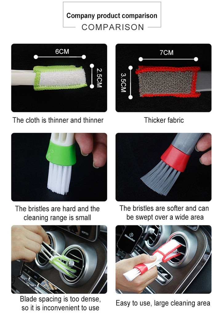 Auto Accessories Cleaning Brushes  Detailing Brushes car/ Keyboard /Dust Collector /Computer /Window /Blinds Clean Tools