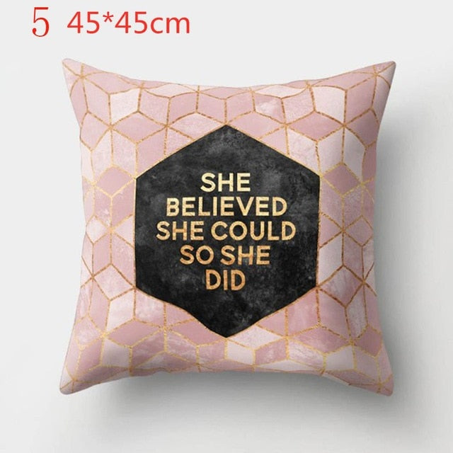 Cushion Cover Velvet Pillowcase Solid Color Pillow Case Decor Room Pillow Cover Decorative  Sofa Throw Pillows