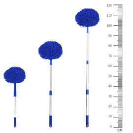 Soft Car Wash Brush Easy Cleaning Tools Mop Telescoping Extra Long Handle for Auto Chenille Broom Auto Accessories