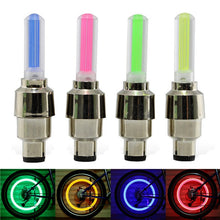 Load image into Gallery viewer, 2PCS LED Light For Tire Valve CapFlash Spoke Neon Lamp Auto Car Wheel Motocycle Bike Tire Valve Cap