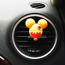 Load image into Gallery viewer, Cute Cartoon Mouse Solid Lemon Scent Perfume Clip Auto Vent Fragrance Air Freshener Automobile Accessories Decoration