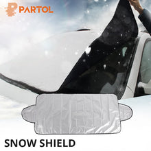 Load image into Gallery viewer, Universal Car Front Windshield Cover for Auto Sunshade or Snow Ice Protection Cover Winter Summer (150x70 / 190 x 120cm)  Windshield Shield