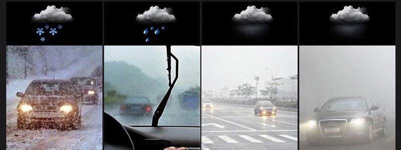 Car LED Laser Fog Light Anti Collision Tail Lamp Auto Accessories Braking Parking Signal Warning Lamps Car Decoration