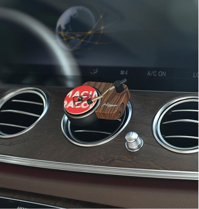 Car Perfume Phonograph Air Freshener Record player  Auto Air Vent Clips Interior Accessories