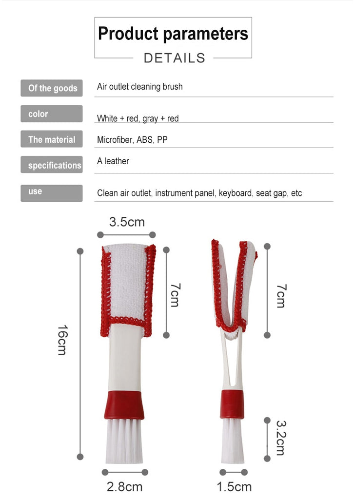 Auto Accessories Cleaning Brushes  Detailing Brushes car/ Keyboard /Dust Collector /Computer /Window /Blinds Clean Tools